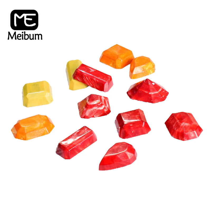 Meibum 24 полости поликарбоната форма для шоколада, жесткая форма для конфет, форма для украшения, камень, алмаз, кондитерские изделия, десерт, противень для выпечки