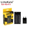 2022 LiitoKala Lii-S4 LCD 3.7V 18650 18350 18500 16340 21700 20700B 20700 14500 26650 1.2V AA AAA NiMH lithium-battery Charger ► Photo 1/6