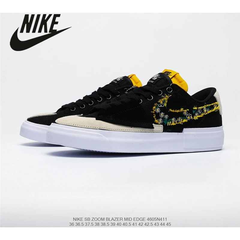 Мужской Джинсовый блейзер Nike SB Zoom повседневная спортивная обувь с низким верхом