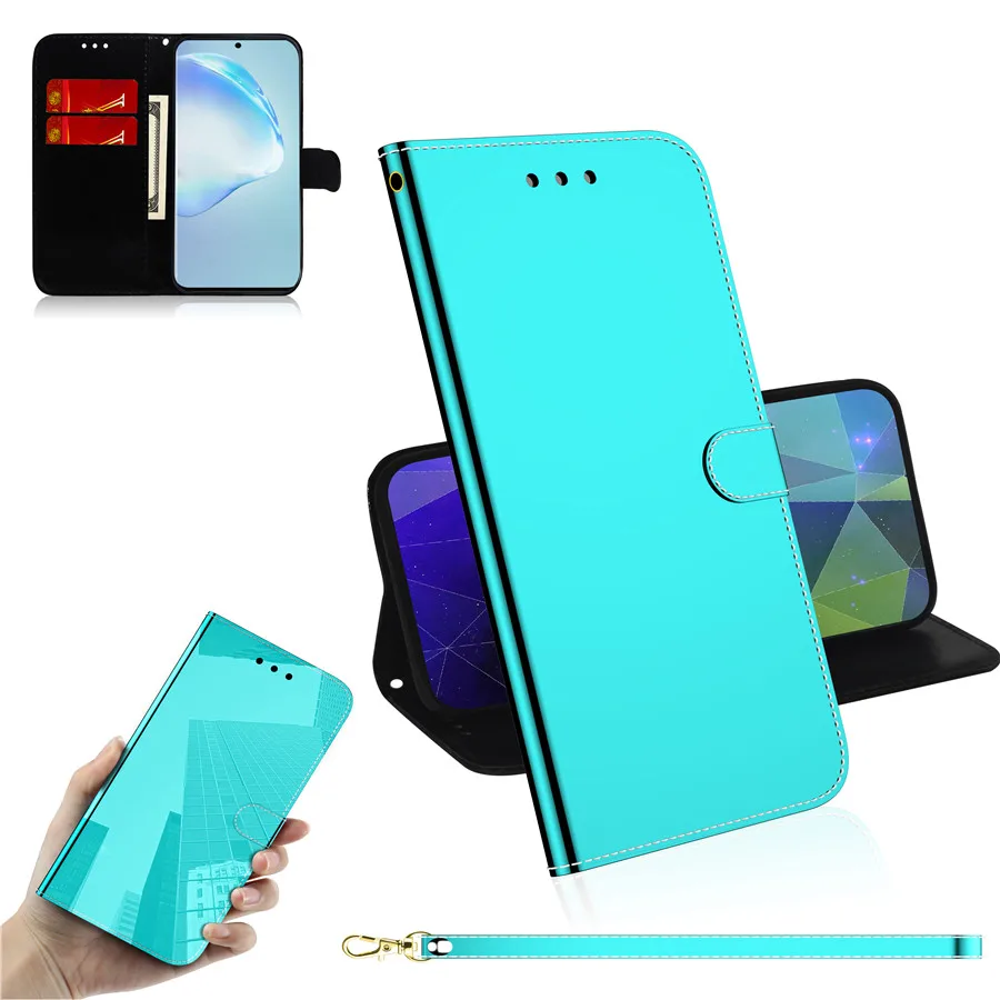Зеркальный умный чехол для телефона samsung Galaxy A50 A40 A70s A51 M30s S11 Plus откидная подставка чехол для samsung Note 10 S8 S9 Plus чехол