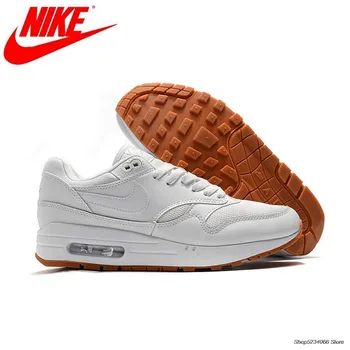 

Original Nike Air Max 1 "White Gum" Men's Sneakers White Black Running Shoes CT1623-000 Size40-45