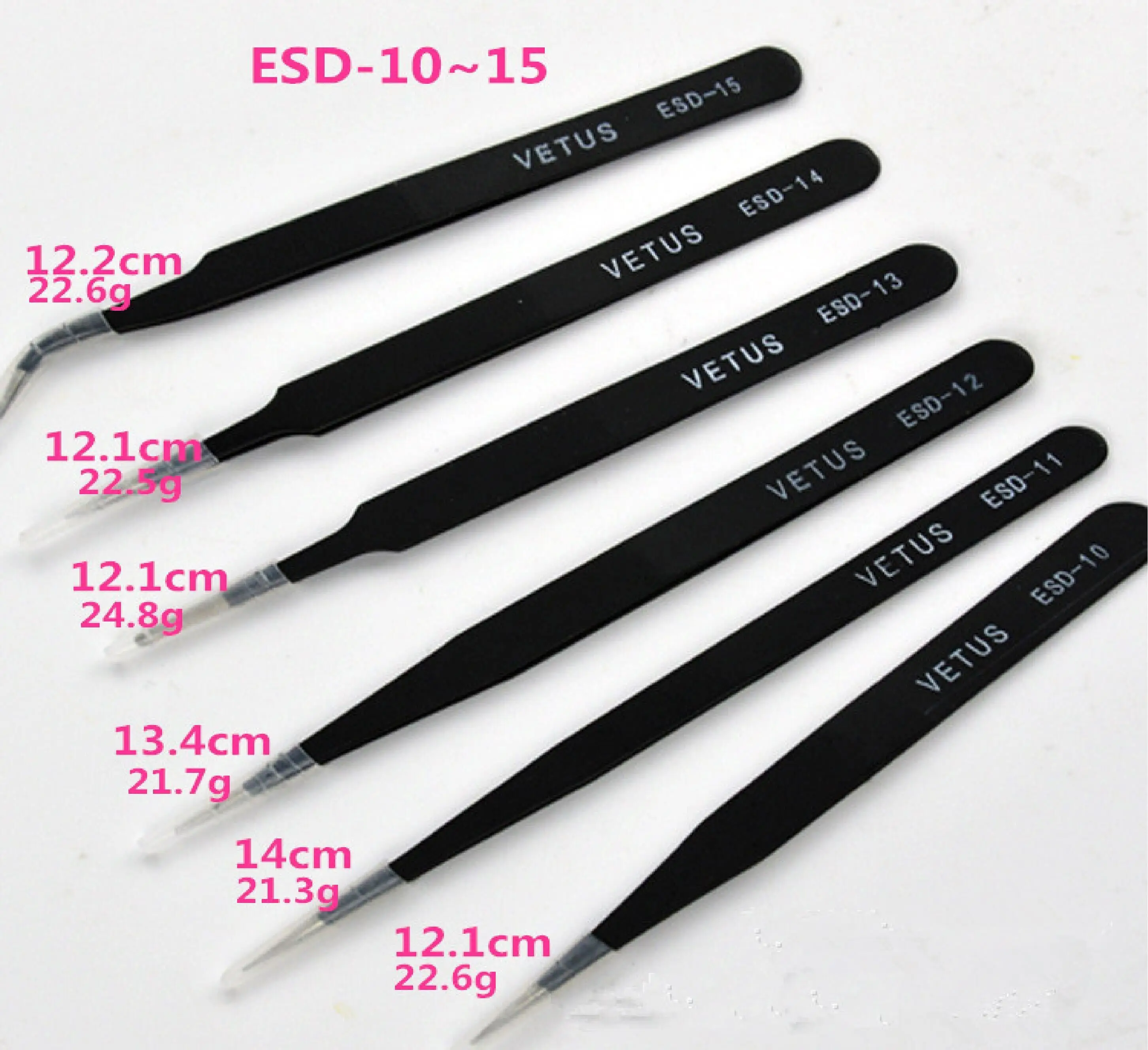 

Eyelashes Tweezers Curved Straight Anti-static Stainless Steel Tweezers Maintenance Tools Industrial Precision Tools