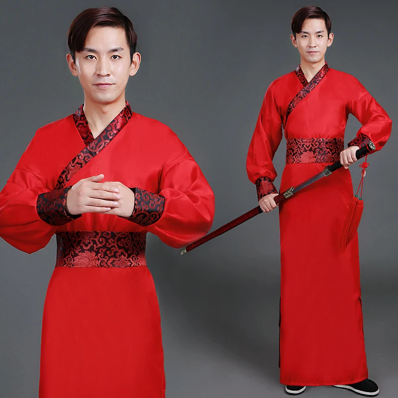 Hanfu древний костюм Dyansty, традиционная китайская одежда для мужчин и женщин, длинное платье, одежда для фестиваля, танцевальные платья