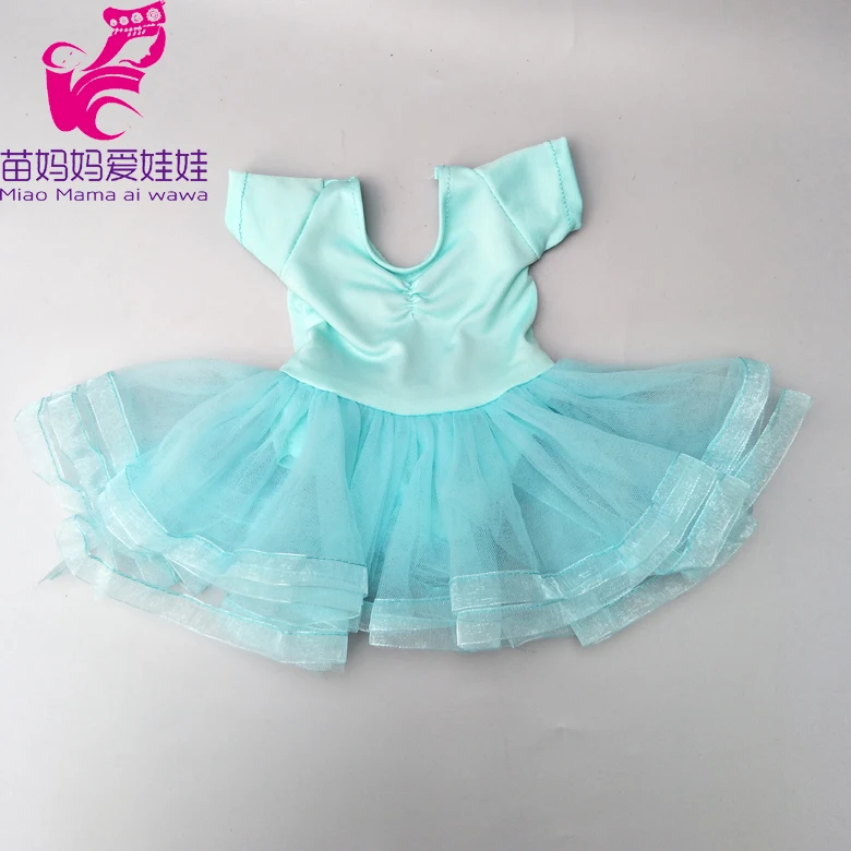 Кукла балетное платье для танцев подходит для 43 см born baby doll Одежда 18 дюймов американская кукла пальто - Цвет: A15