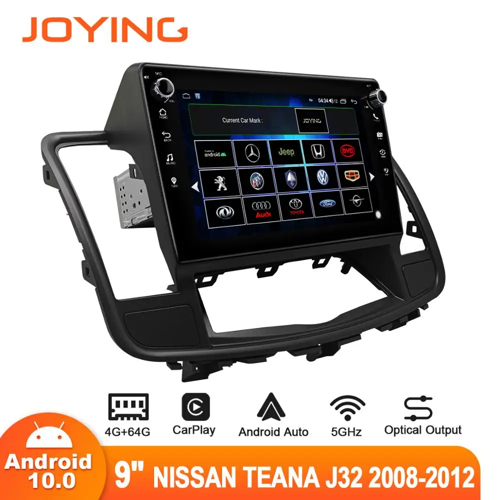 Автомобильный радиоприемник 10 1 дюймов на Android для Nissan Teana J32 2012-2018 GPS SPDIF сабвуфер DSP
