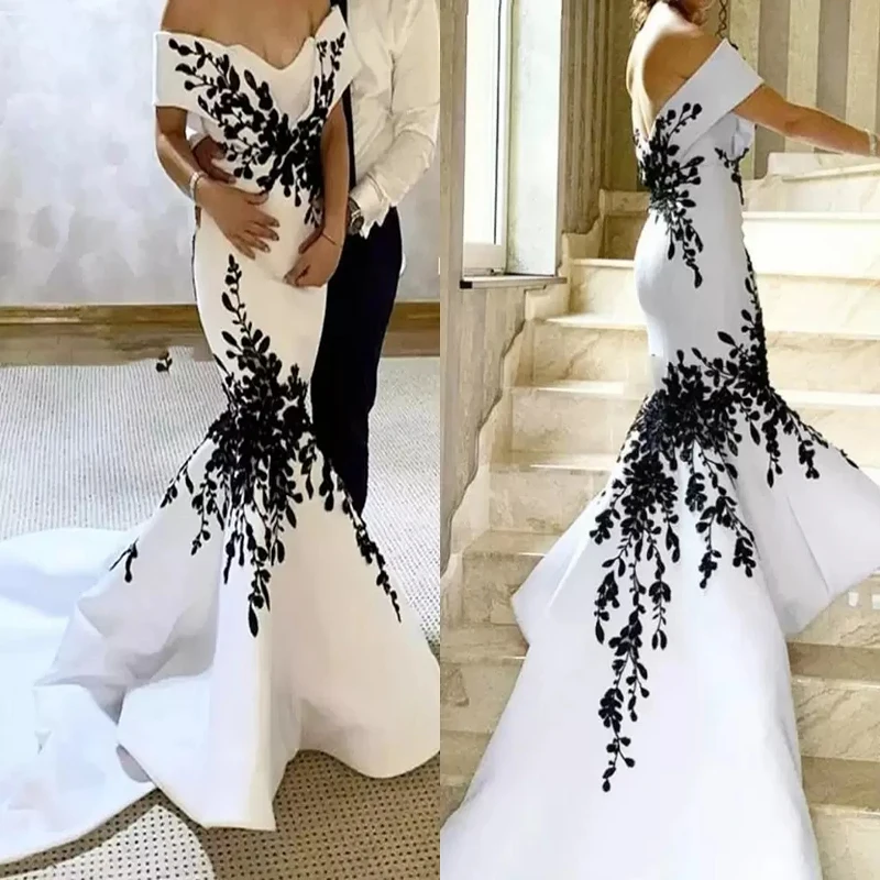 直売卸し売り サテンのウェディングドレス 裸の肩 非対称 裸の背中 大きいサイズ 東京オリンピック Dbernardo Com Br