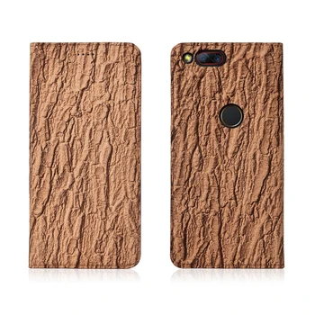 

Bark Pattern Genuine Leather Magnetic Flip Phone Case For Nubia Z17 Mini/Nubia Z17/Nubia Z17S Phone Cover Card Slot Holder Funda