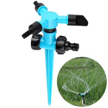

Garden Sprinkler Automatic 360° Rotating Adjustable 3 Arms Sprinkler for Lawn Backyard