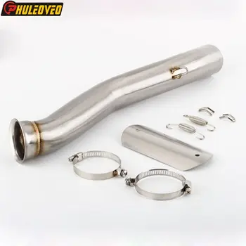 For KTM 790 Adventure / R 2019-2023 for KTM 790 Adventure R Rally 2020 Motorcycle Exhaust Middle Link Pipe Connect 51mm Muffler
