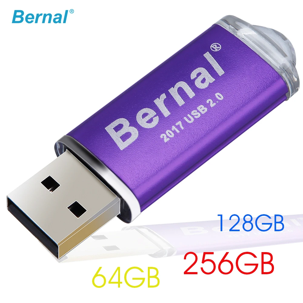 5 шт./лот,, Bernal USB флеш-накопитель 256 ГБ 128 ГБ 64 ГБ флеш-память, переносной usb-накопитель, высокоскоростной USB 2,0 флеш-накопитель