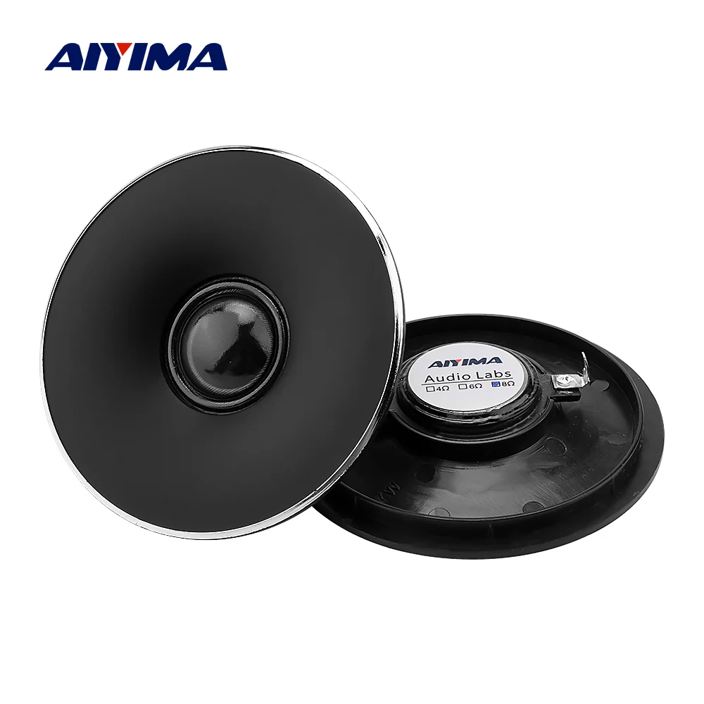 AIYIMA 2PCS 4 Inch Tweeter 8 Ohm 30W Silk Film Audio Speaker Neodymium Magnet Loudspeaker Amplifier Home Sound Theater | Электроника