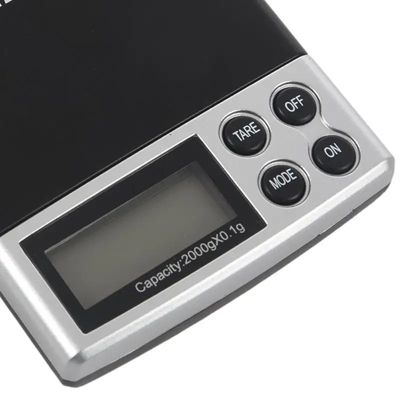 EASY-2000g/0,1 г Мини ЖК-дисплей Дисплей карманный электронный цифровой грамм ювелирные весы весом более 2 кг