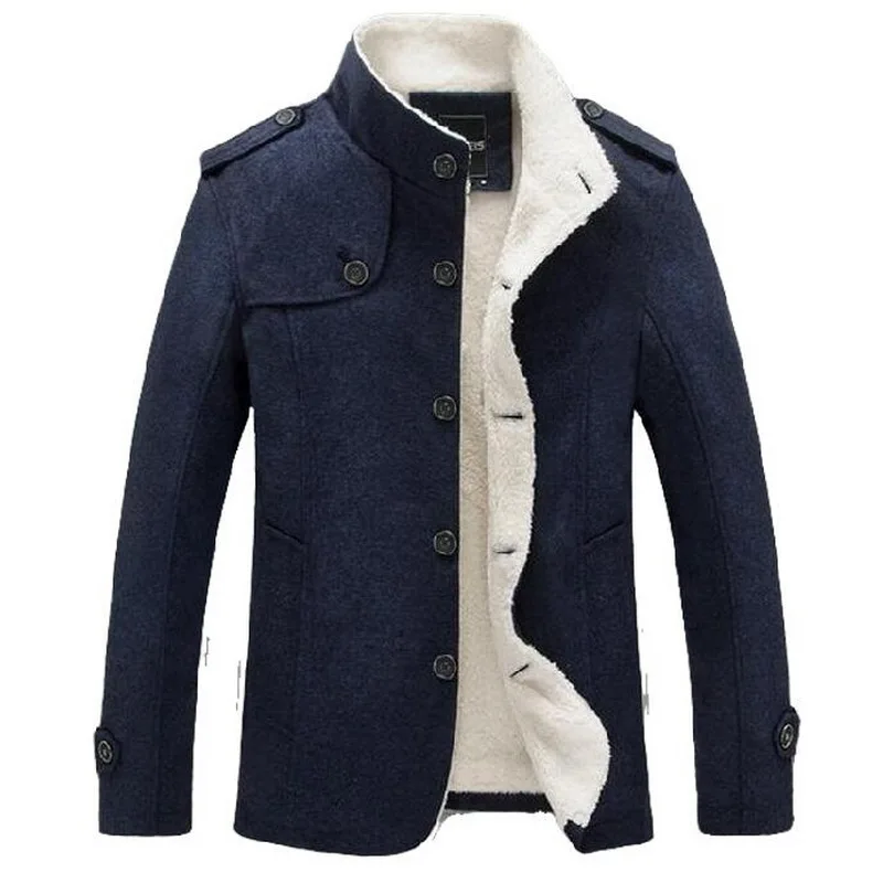 VXO, мужская зимняя куртка, флисовая куртка, пальто с воротником, мужские зимние джинсовые куртки с меховым воротником, плотное флисовое пальто