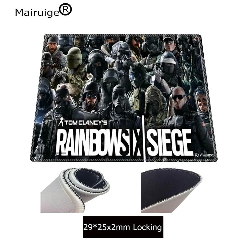  Rainbow Six Siege Gaming Mouse Pad Locking Edge Large Mouse Mat PC Computer Laptop Mouse pad for CS