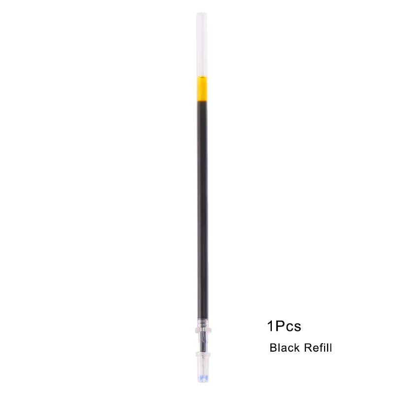 black ink refill 1pc Корейский кавайный милый кактус кукурузная гелевая ручка школьный офис стационарный Kawai вещь Рождественский подарок кошка лапа Танк Канцтовары Тоторо магазин - Цвет: black ink refill 1pc