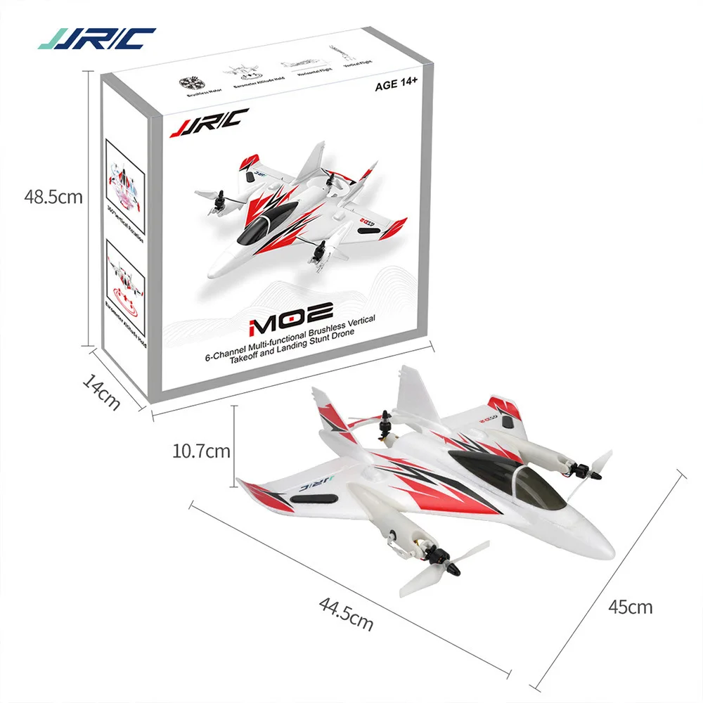 Оригинальный JJRIC M02 2 4G 6CH бесщеточный 6-осевой гироскоп трюковый радиоуправляемый