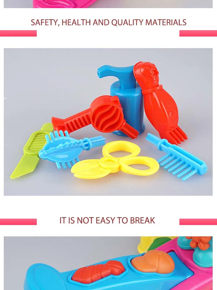 Diy творческая глина тесто машина плесень мода игрушка костюм 3d цвет грязи волос резка свинья лапша детей ремесленных подарок пластилин