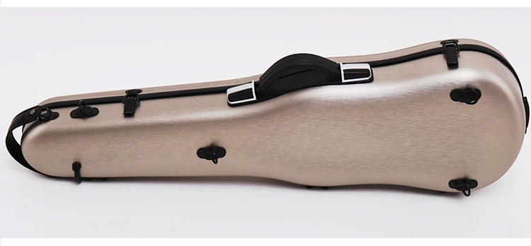 full size 4/4 violin Case carbon fiber composite Gold Strong 200kg pressure