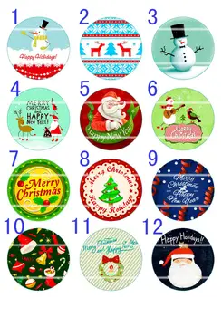 

Handmade Colorful picture Round Glass Cabochons Refrigerator magnet for Necklace Decoration and Phone Chain Accessaries234