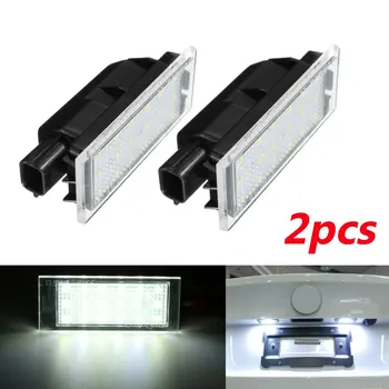 

1pc/2pcs Car LED License Plate Light Number Plate Lamp For Renault Clio Laa Megane Clio Espace Twingo #8200480127