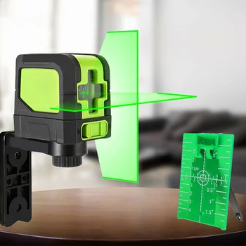 

Level DIY Cross Line Self-Leveling IP54 Waterproof Bright Green Beam Horizontal and Vertical Lines Level Guage ALI88