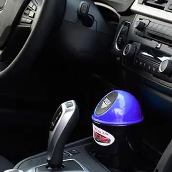 

Mini Multi-functional Car Vehicles Trash Bin Rubbish Garbage Can Storage Box 2020