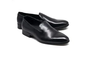 

Loafers Male Cowhide Pointed Casual Leather British Style Lofer Shoes Cow Leather Slip-on Genuine Leather Full Grain Leather Man