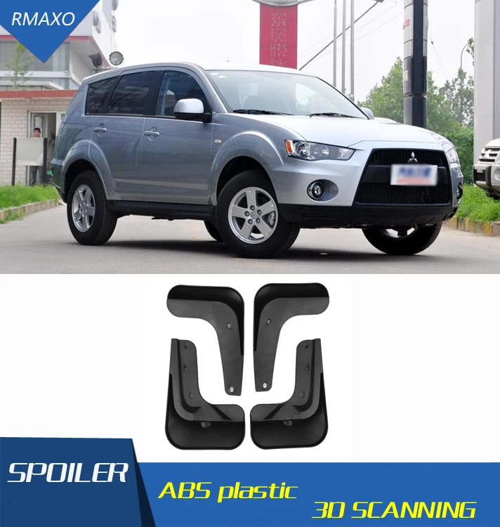 Брызговики для Mitsubishi Outlander 2010 2015 брызговики переднее крыло брызговиков с цветным