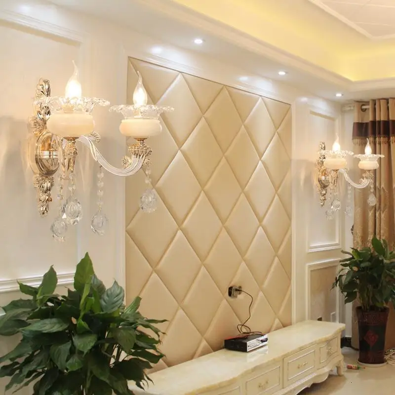 Декор для дома лестницы Wandlampen туалетный столик Lampen современный кристалл Wandlamp аппликация Murale свет для Домашний Светильник Настенный