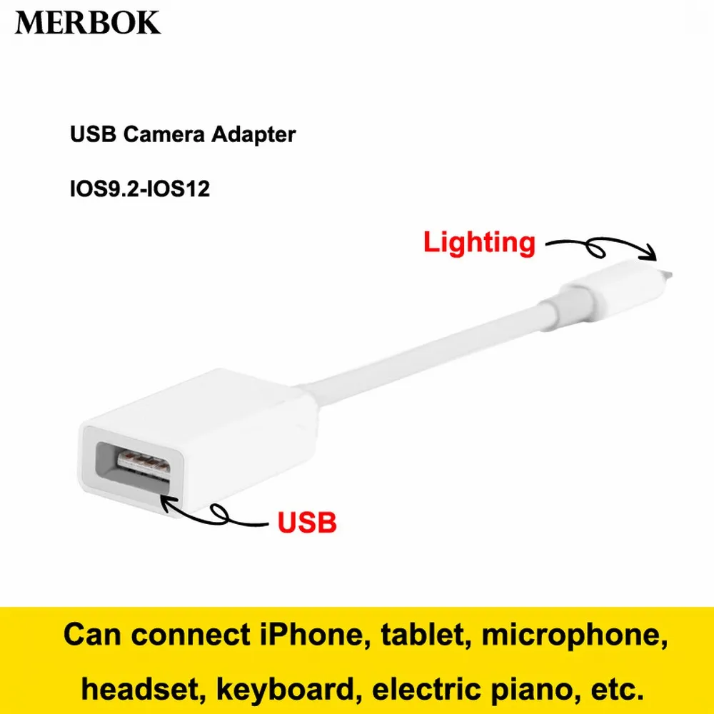 Кабель адаптер с подключением к USB порту для клавиатуры гарнитуры и
