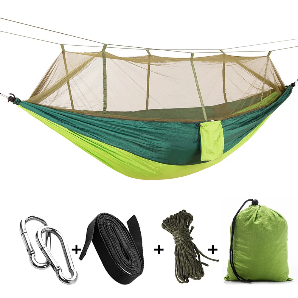 Гамак палаточный гамак с москитной сеткой Кемпинг гамак-палатка легкий нейлоновый портативный гамак для Поход Кемпинг