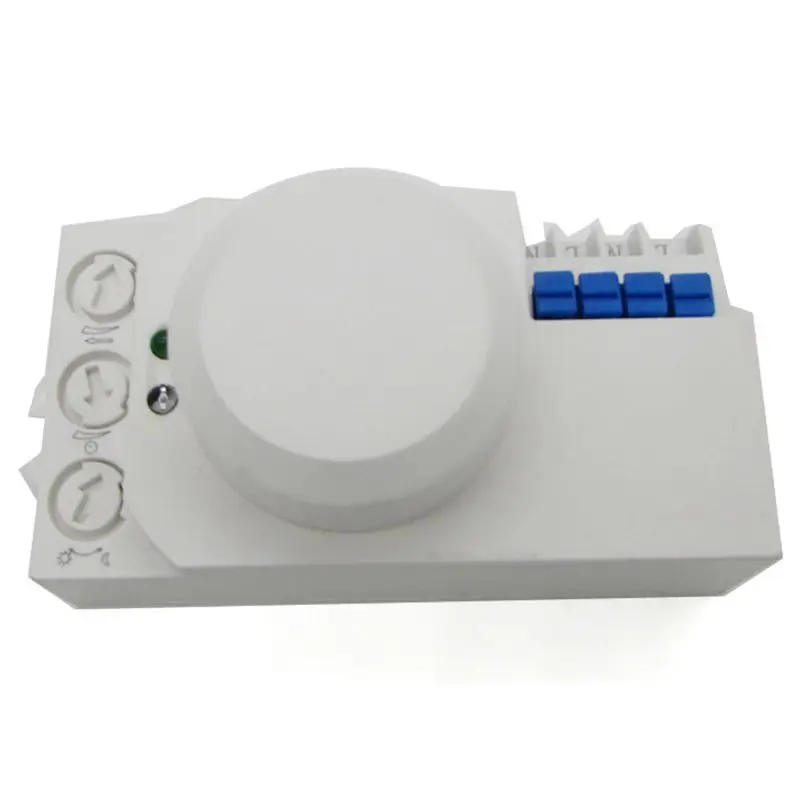 IG-220V Pir модуль переключателя умный оптический настраиваемый микроволновый радар Датчик Движения Потолочный встраиваемый настенный