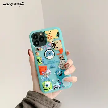 

10 pcs Phone case for iphone 6 7 8 11 x xr xs max cartoon silicone phone case for iphone 11 pro 11 pro max 7 8 6 plus phone case
