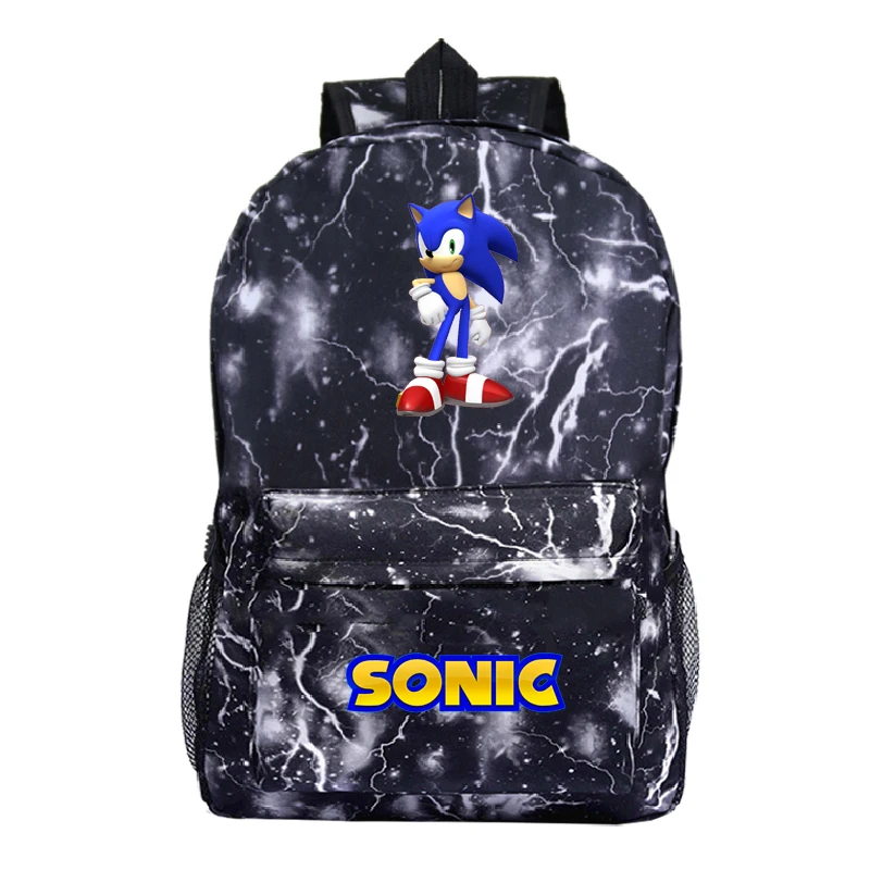 4 Kawaii Sonic рюкзак узор рюкзак для ноутбука красивые мужские и женские дорожные сумки для мальчиков и девочек школьный рюкзак - Цвет: 4