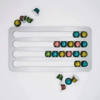 

High Qality Coffee Pod Holder Dispenser Coffee Capsules Dispensing Tower Stand Fits For Nespresso Capsule Storage Coffee Holder