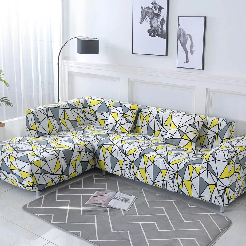 Чехол для дивана эластичный чехол для дивана секционный Чехол для стула он должен заказать 2 шт. чехол для дивана, если ваш диван угловой l-образный диван - Цвет: Color8