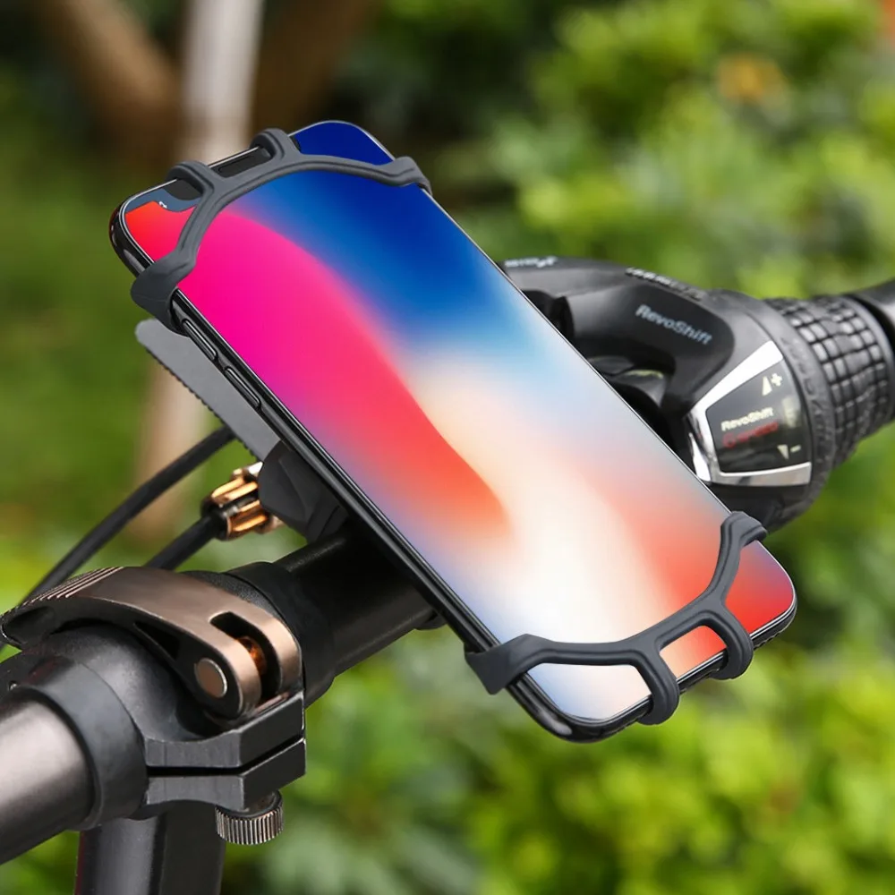 Motorcycle Phone Holder Bike Handlebar Stand Support Bracket (21)