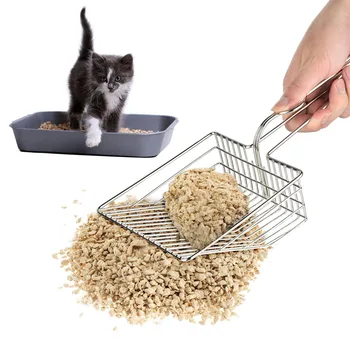 

Metal Kitten Sand Cleaner Cat Litter Shovel Pet Cleaning Tool Cat Litter Scoop Sift Sand Cleaning Tool For Cat Toilet