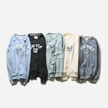 

2019 autumn new round neck pullover plush men and women couple casual long-sleeved jacket special offer Man Hoodies