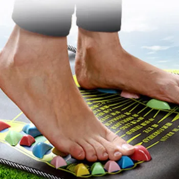 

Massage Foot Pad Mat Foot Massager Reflexology Acupuncture Massage Walk Stone Cushion Relax Body Pain Health Care Square XC