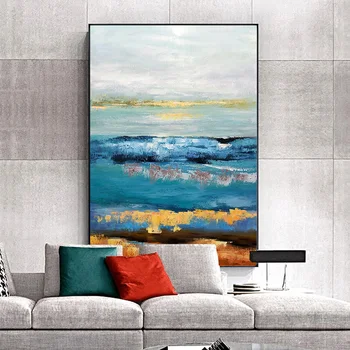 

Sea Oil Painting Wall Art Canvas Painting Modern Abstract Decorative Painting Living Room Painting Canvas Painting Canvas Art