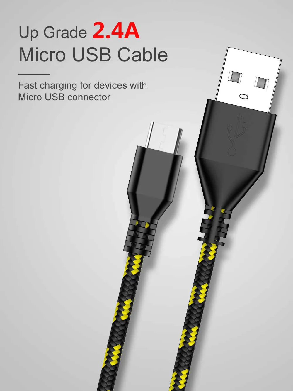 MUSTTRUE USB кабель Micro кабель 1 м 2 м нейлоновая оплетка для oneplus meizu htc Android мобильный телефон зарядный провод кабель microusb
