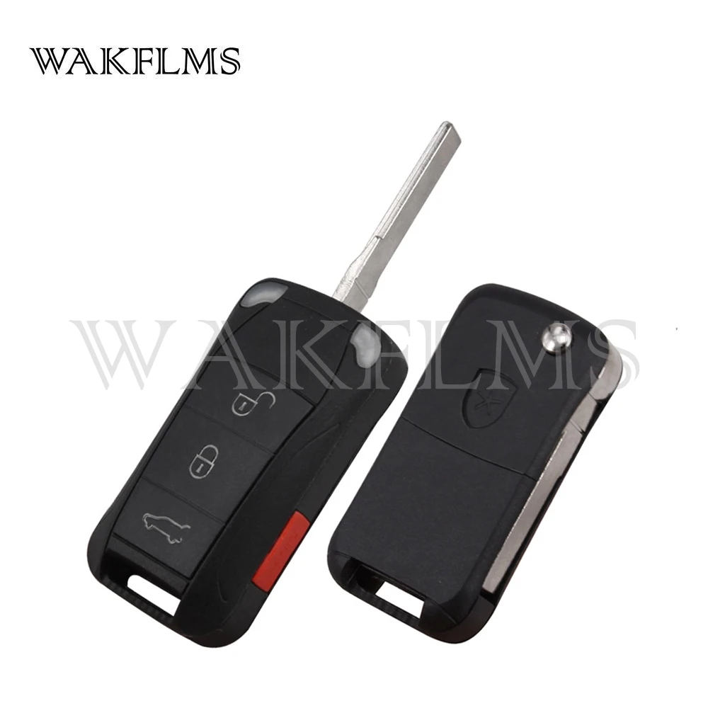 KR55WK45032 без ключа флип дистанционный ключ-брелок от машины 315 МГц PCF7953A для Porsche Cayenne 2005 2006 2007 2008 2009 2010 2011
