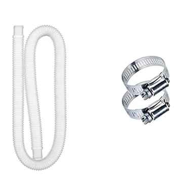 

Pool Hoses Pool Pump Replacement Hose Replacement Hose for Above Ground Pools 1.25 inch with Metal Clamps Backwash Hose