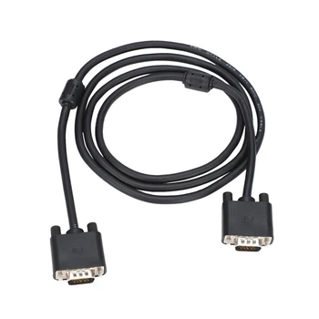 

1.5M VGA Cable Male to Male 4+5 HD Fully Wired 15PIN for Dell LCD CRT PROJECTOR PC Laptop Monitor Black
