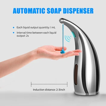 

New Automatic Soap Dispenser Pump Automatic Liquid Soap Dispenser Infrared Smart Sensor Touchless Foam Dispensers Gel Dispenser