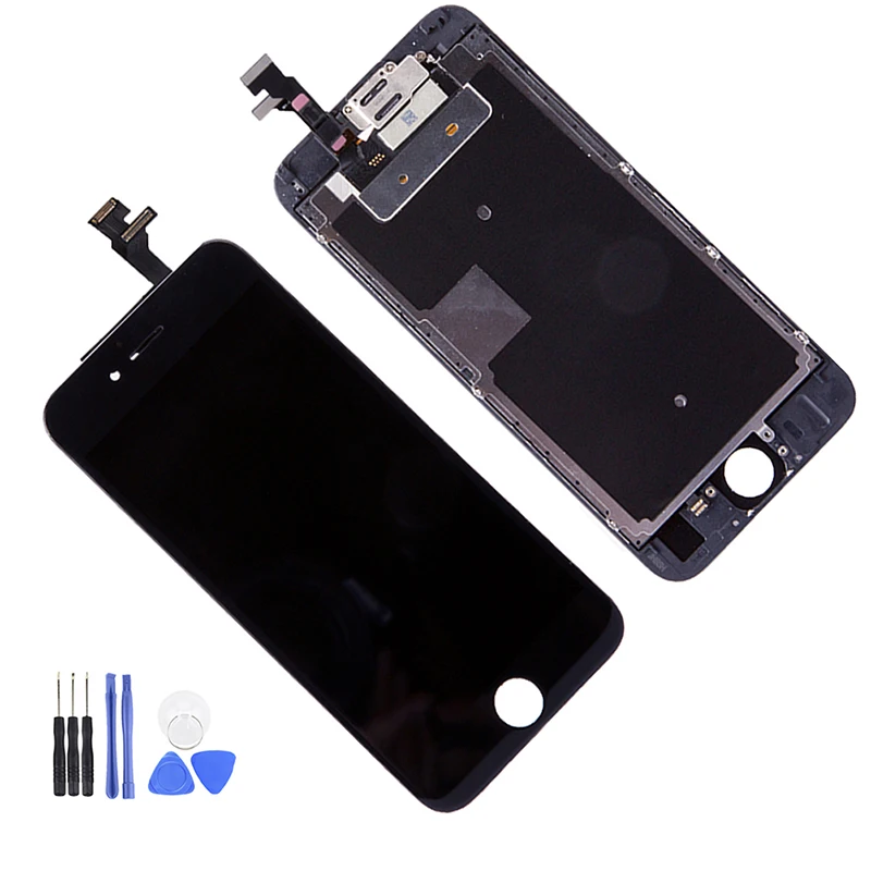 1 комплект lcd полная сборка для iPhone 6 lcd сенсорный экран полная замена камеры