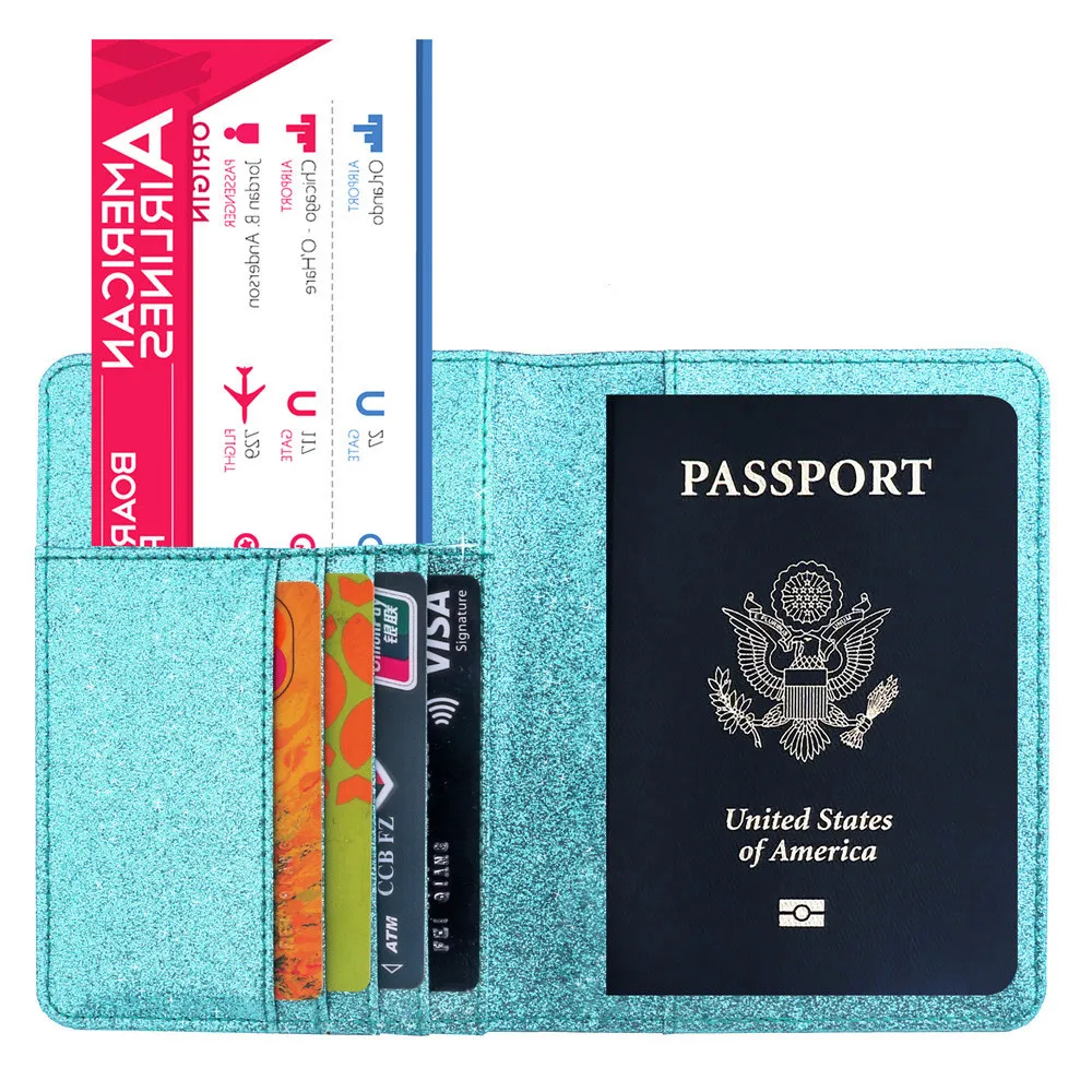 Maison Fabre card holder PU Cover on the passport Bright Surface Antimagnetic Certificate Card Bag Passport Package G0909#35