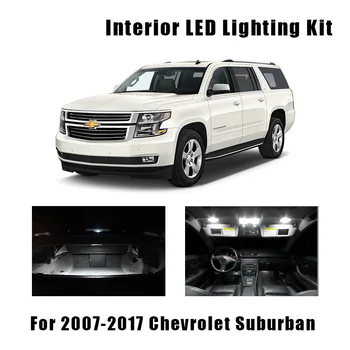 

13pcs White LED Interior Light Map Trunk Bulbs Kit Fit For Chevrolet Traverse 2009-2015 2016 2017 Mirror License Plate Lamp