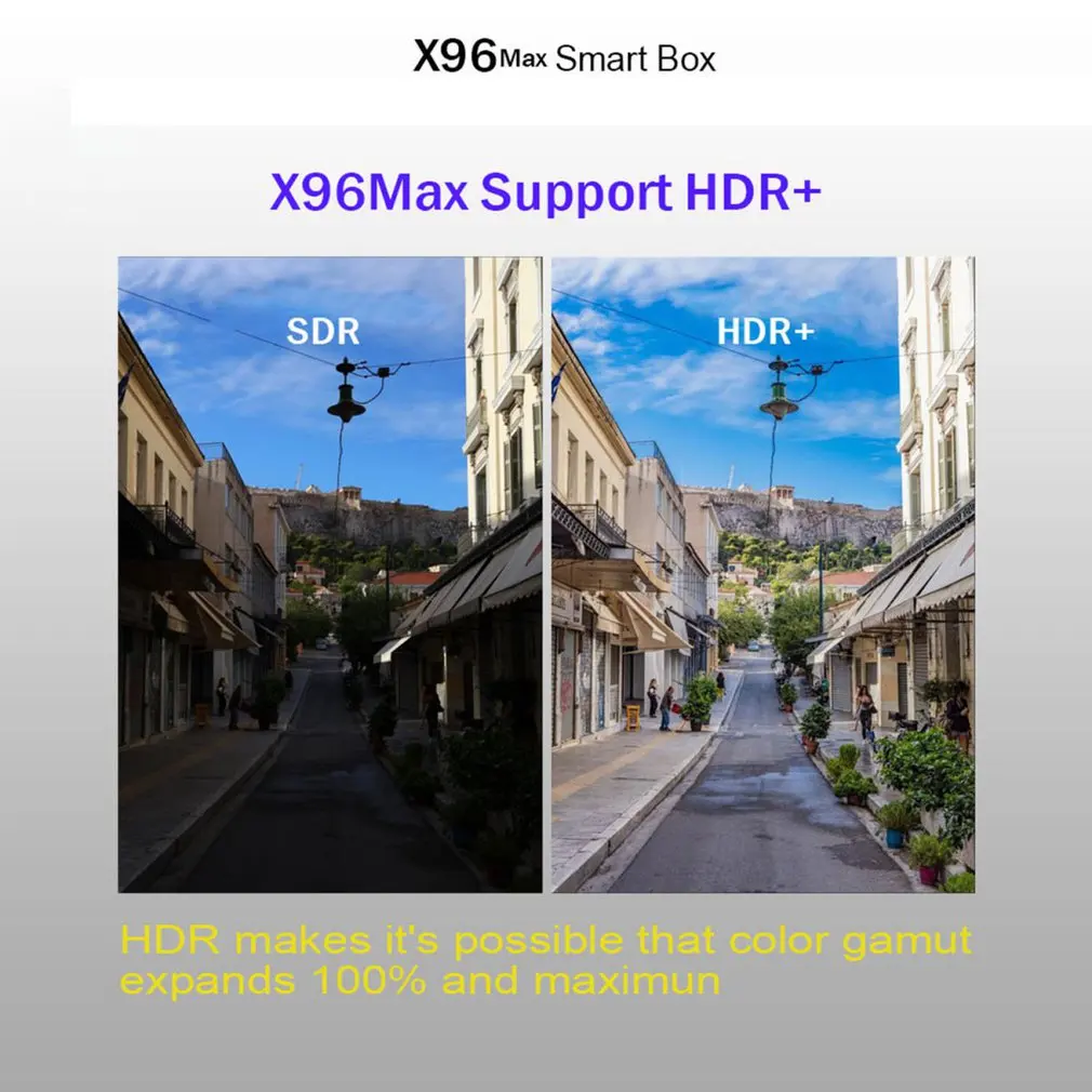 X96 MAX Android ТВ коробка 16/32/64 ГБ Android 8,1 4K смарт ТВ коробка 64bit 4 ядра Процессор Смарт Коробки Android Мини ПК с пультом дистанционного управления